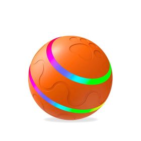 Pet New Wicked Ball Toy Intelligent Ball USB Toys Self Rotating Ball Automatic Rotation Ball (Option: Orange-Self hi version)