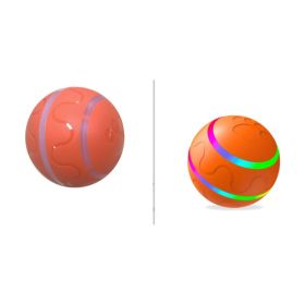 Pet New Wicked Ball Toy Intelligent Ball USB Toys Self Rotating Ball Automatic Rotation Ball (Option: Orange-Set)