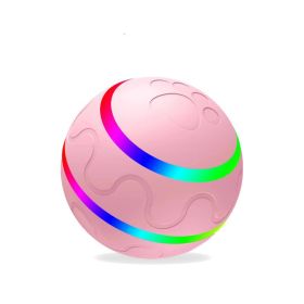Pet New Wicked Ball Toy Intelligent Ball USB Toys Self Rotating Ball Automatic Rotation Ball (Option: Pink-Self hi version)