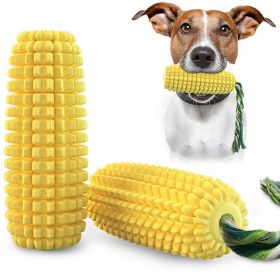 Pet Dog Toy Interactive Rubber Balls for Small Large Dogs Puppy Chewing Toys Pet Tooth Cleaning Indestructible Dog Food Ball (Ships From: China, Color: yellow-Squeak1)